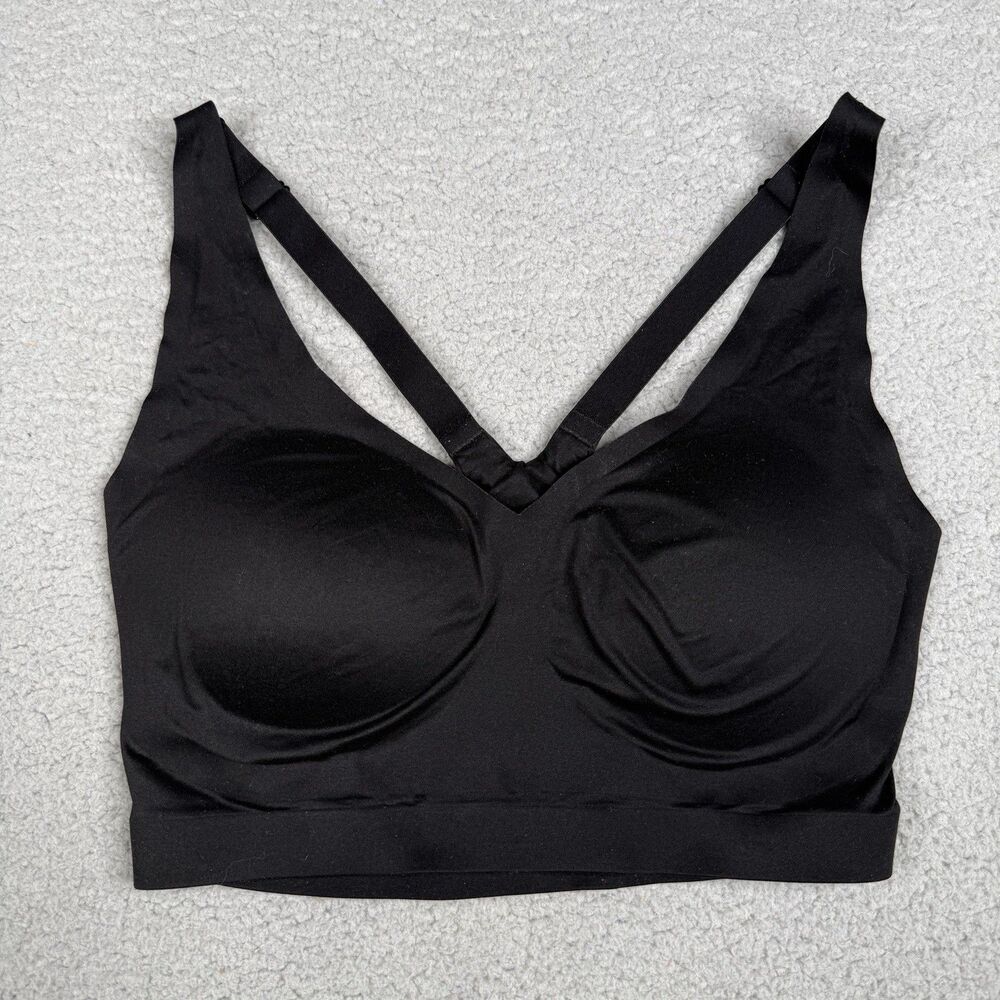 Soma Bralette Womens Large Black Enbliss Racerback Wireless Comfort Bra 0319